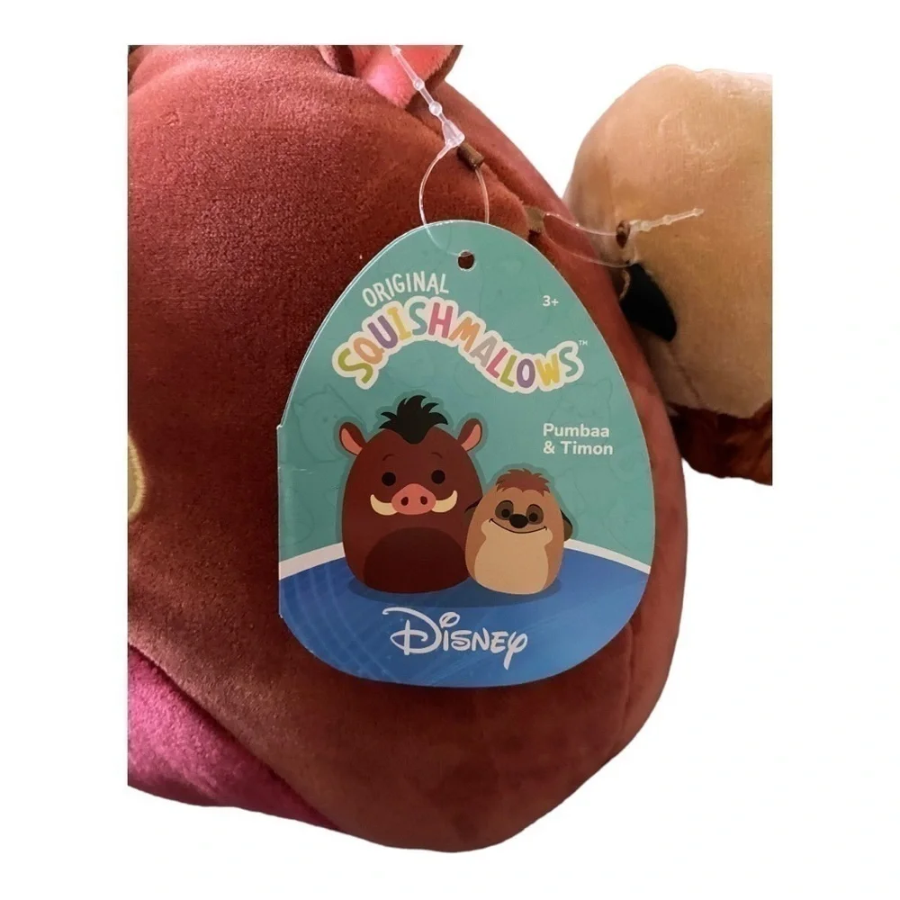 NWT-SQUISHMALLOWS-DISNEY LION KING-RUMBAS & TIMON